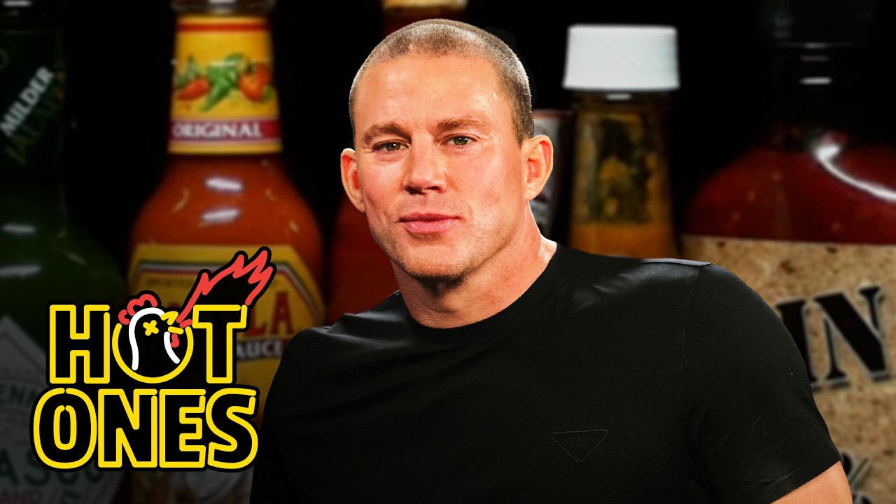 Channing Tatum Punches Back While Eating Spicy Wings on Hot Ones
