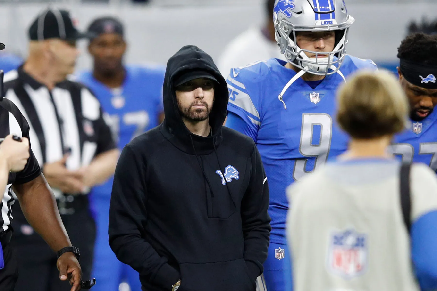 Eminem Drops Exclusive Lions Merch Collection as He Gears Up for Thanksgiving Halftime Production Role