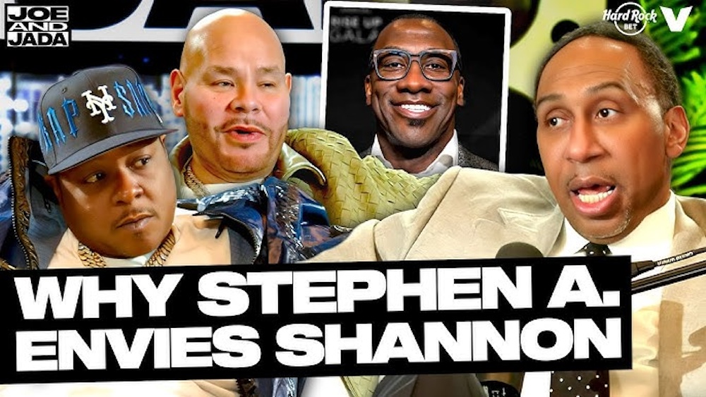 Stephen A. Smith speaks on what he ENVIES about Shannon Sharpe’s sports media career on Fat Joe & Jadakiss Podcast
