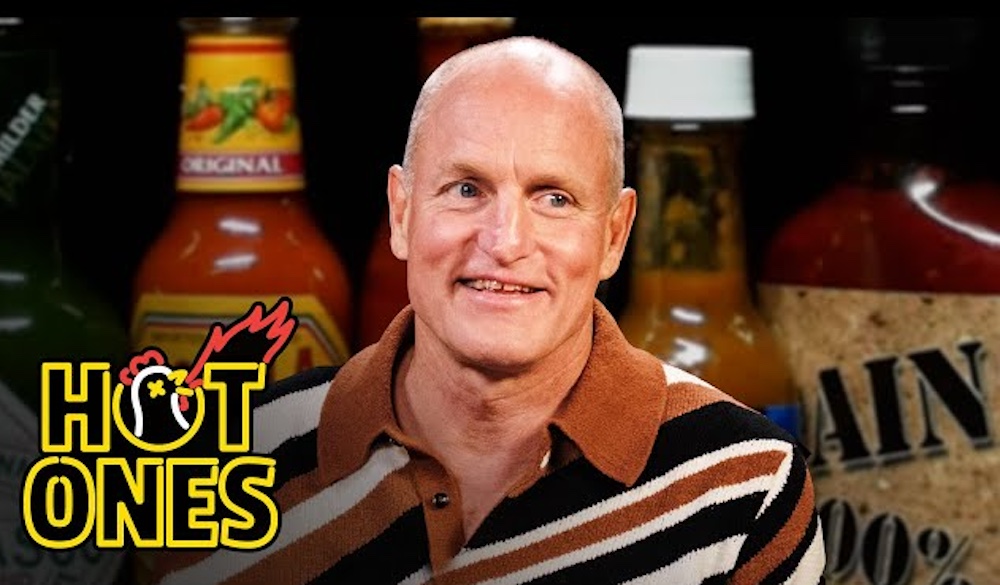 Woody Harrelson Goes Through Hell While Eating Spicy Wings on Hot Ones