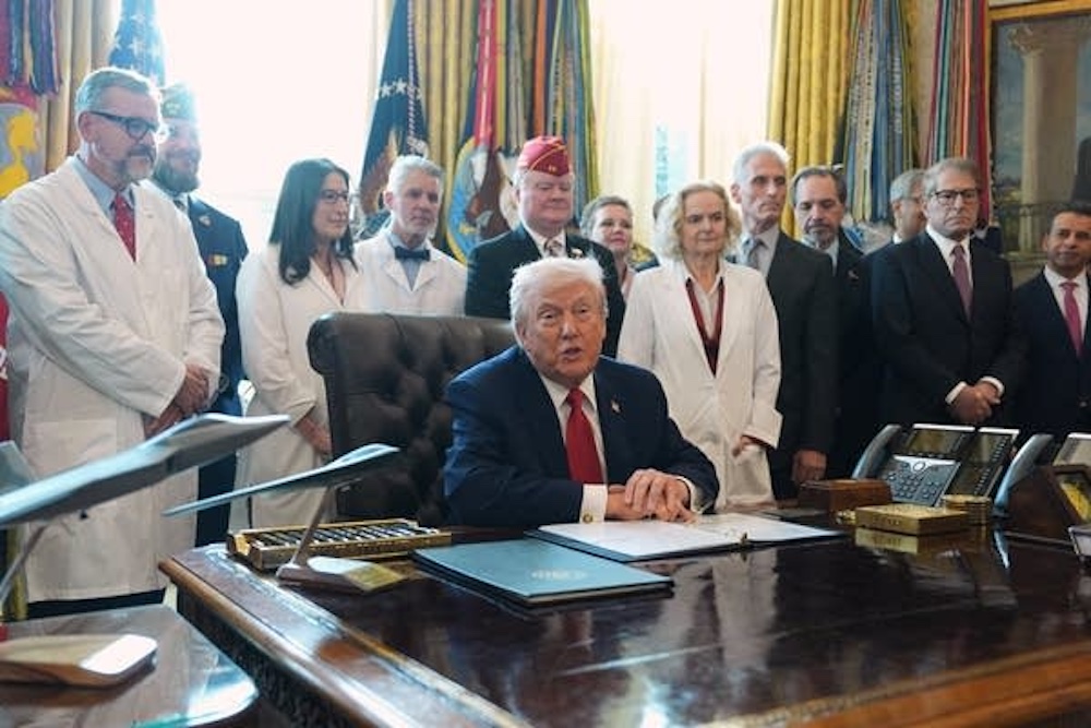 Donald Trump Signs Executive Order To Reclassify Marijuana