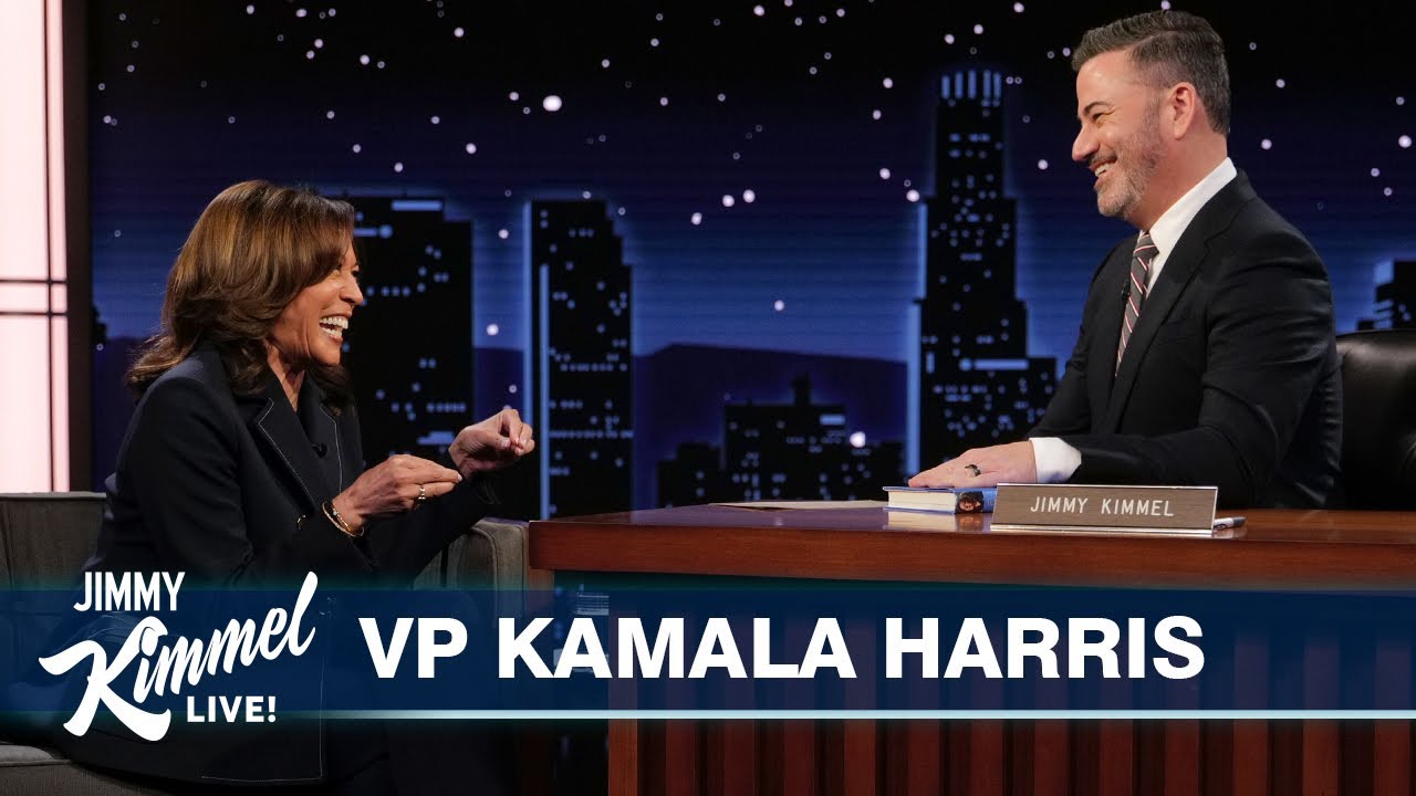 Kamala Harris speaks on the American People Deserving Better Than Trump, Epstein Files & More during Jimmy Kimmel Show