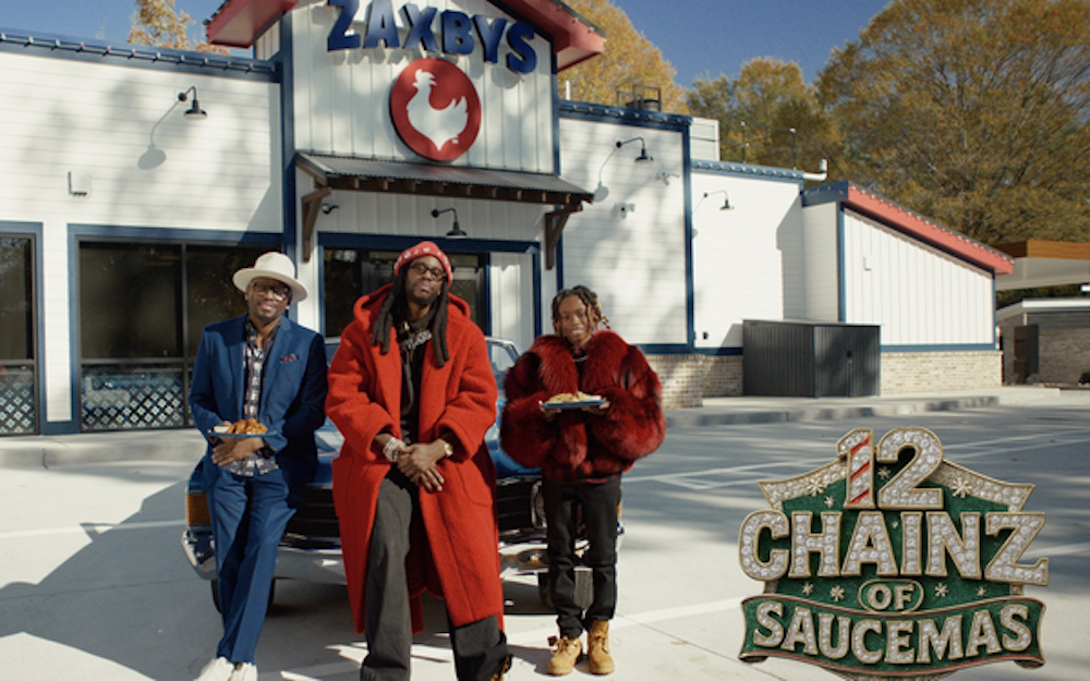 2 Chainz drops “12 Days Of Saucemas” Zaxby’s With Son Halo