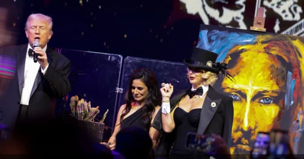 President Trump Auctions $2.75 Million Jesus Christ Painting for St Jude and Sheriffs Charity