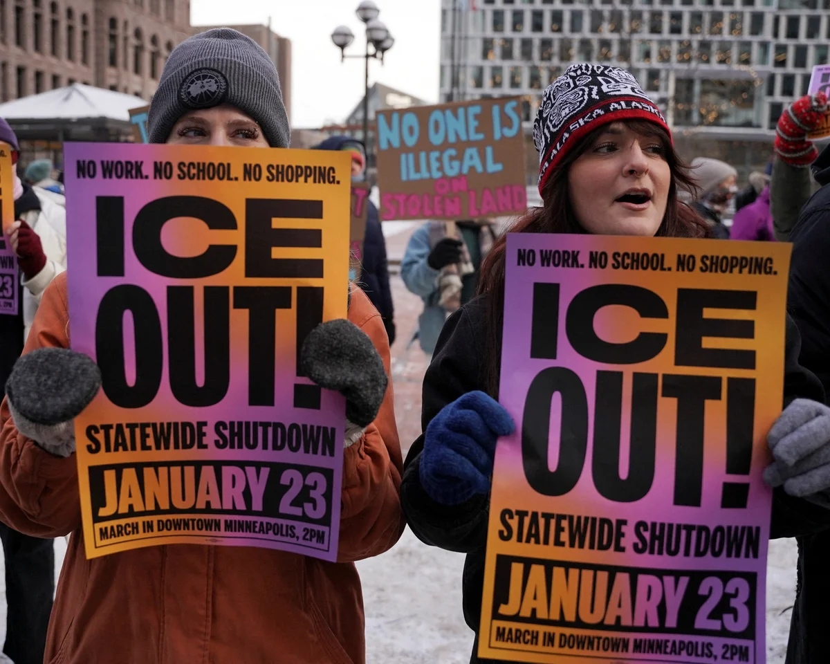 Economic blackout day planned in Minnesota to protest ICE surge