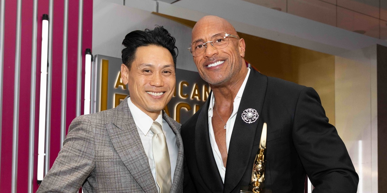 Jon M. Chu Presents Dwayne Johnson with the Entertainment Icon Award at ABFF Honours 2026