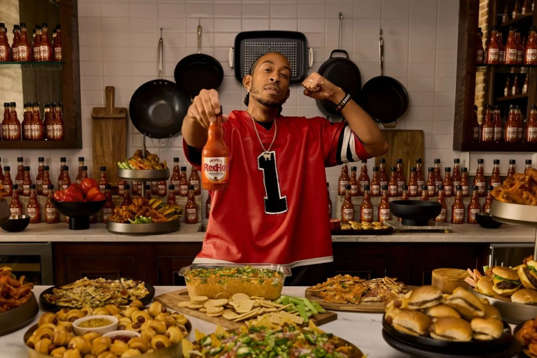 Ludacris & Chingy featured in Super Bowl Party in Frank’s RedHot Ad