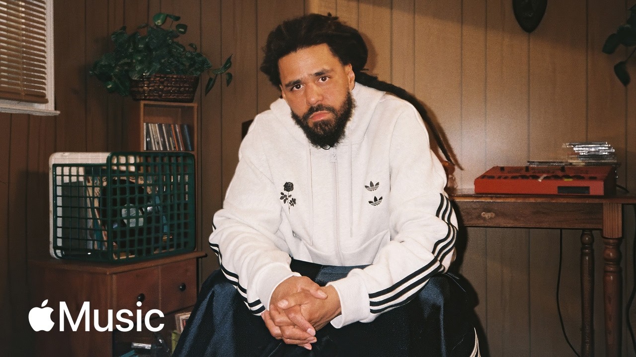 J. Cole conducts The Fall-Off Album Interview at his Home in Fayetteville with Apple Music