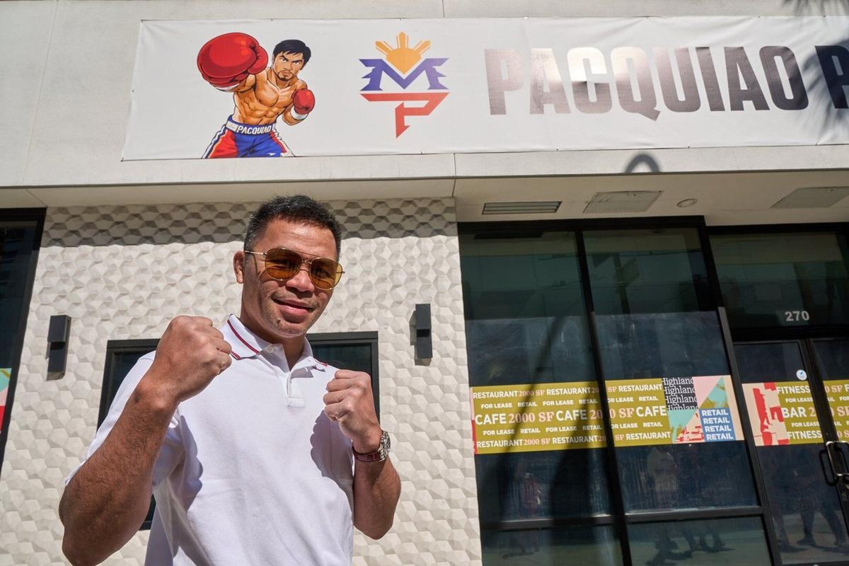 Manny Pacquiao Takes Over  Floyd Mayweather’s Gym, Beef Heats Up