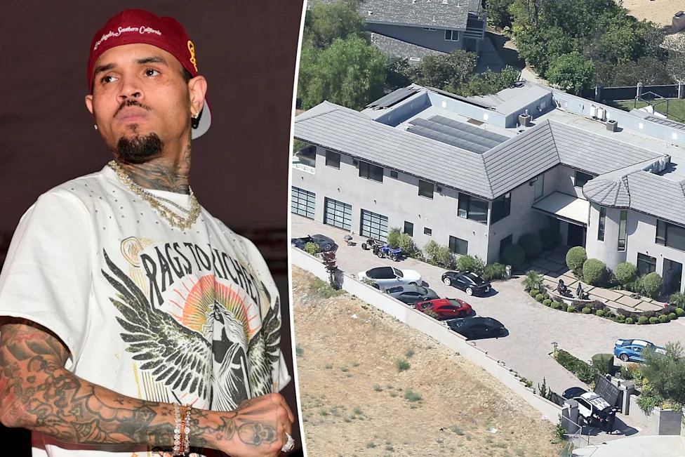 Chris Brown’s Mansion Under Siege After Trespasser Tries To Start Fire