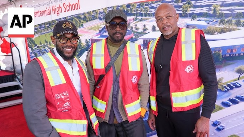 Kendrick Lamar and Dr. Dre Return to Alma Mater for Their High School’s Groundbreaking Ceremony