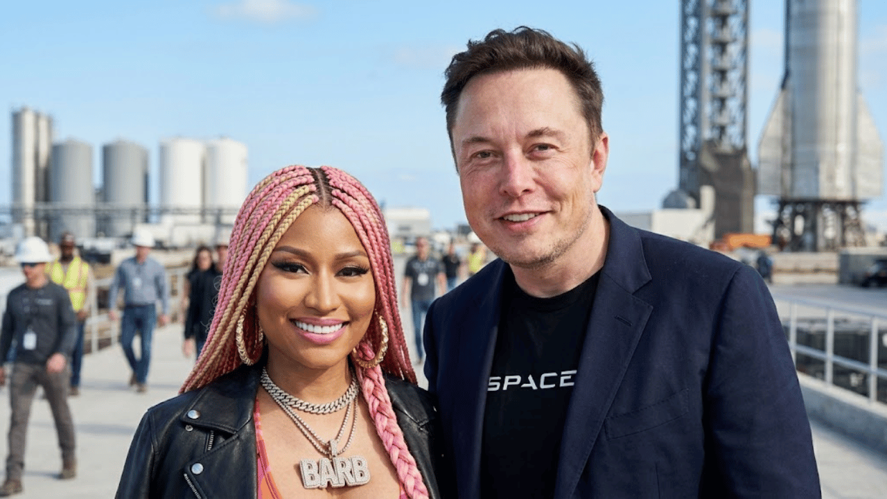 Nicki Minaj Thanks Elon Musk for ‘Everything’ He’s ‘Doing for Humanity’ During SpaceX Launch