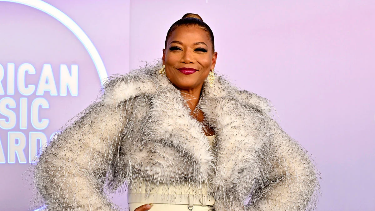 Queen Latifah Hosts AMAs While Debuting Son Rebel On Red Carpet