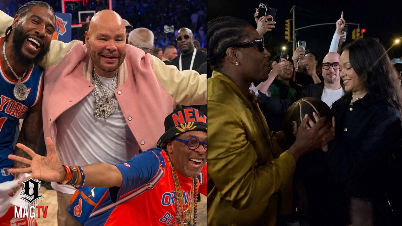 Fat Joe, ASAP Rocky, Rihanna & Iman Shumpert Turn Up After Knicks Defeat Spurs In Game 4