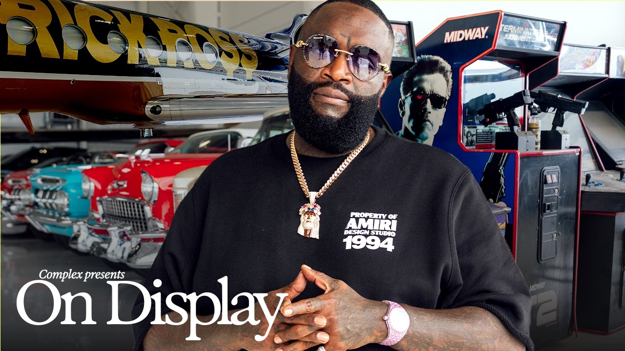 Rick Ross Shows Off $50 Million Private Jet Hangar, BMX Bikes, Arcade and Classic Cars