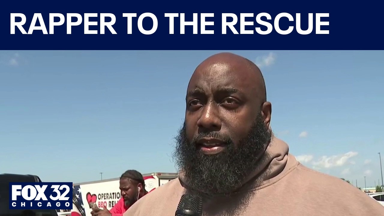 Houston rapper Trae tha Truth brings food, supplies and hope to storm-hit Indiana