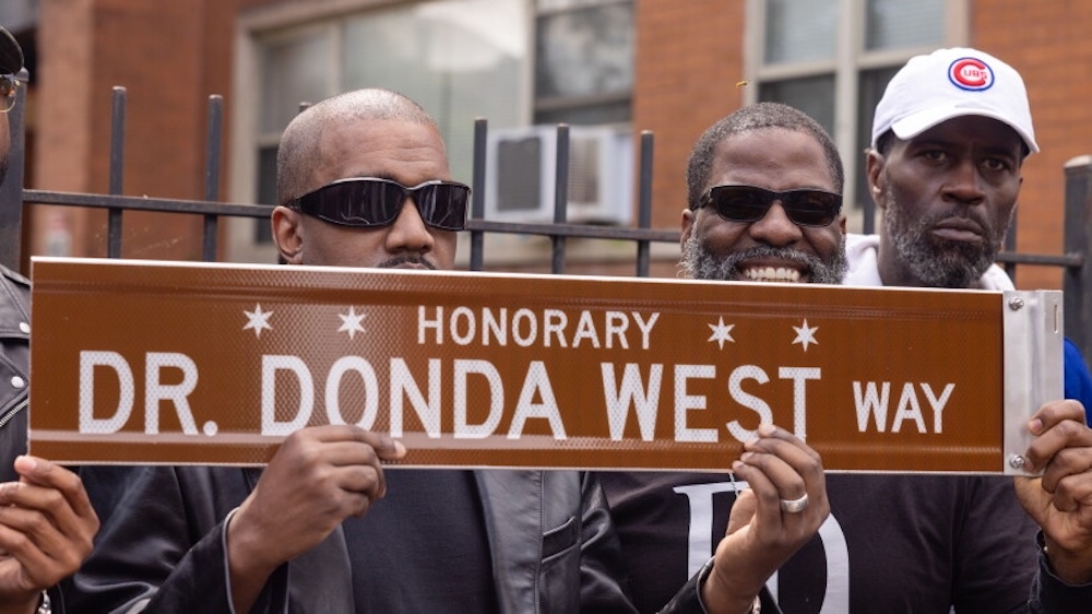 Donda West honoured with honorary street naming in Chicago
