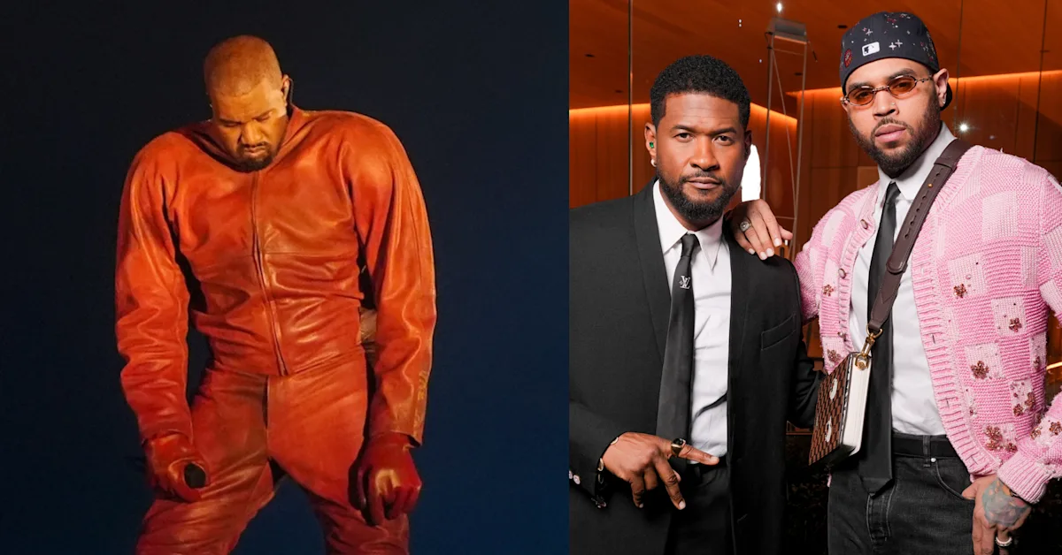 Kanye West Joins Chris Brown and Usher for Surprise Performance in Los Angeles